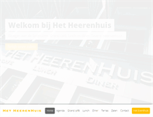Tablet Screenshot of hetheerenhuis.com